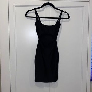 Fashion Nova Black Cutout Mini Dress, SIZE XS